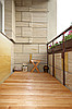 Отделка балкона гибким камнем или бамбуком, фото 2